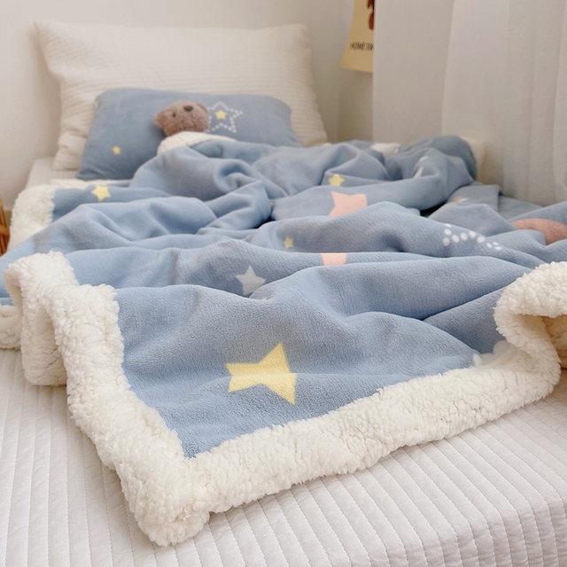 Blankets in winter thick sofa nap blankets bed coral velvet blankets sheets spring and autumn flannel blankets office