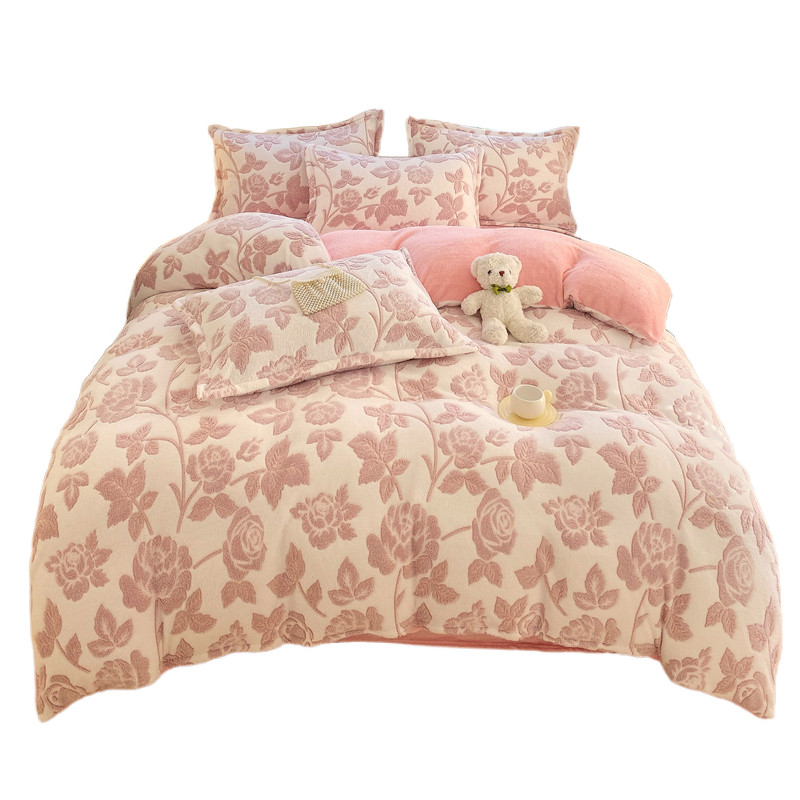 珊瑚绒冬被被子被套全套一整套棉被冬季加厚保暖牛奶绒可拆卸被芯,淘宝优惠券,粉丝福利购,淘宝优惠卷