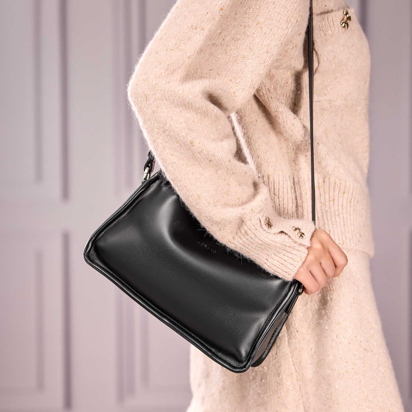 奥康 单肩包女包新款时尚百搭链条包高级感小众设计斜挎包