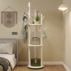 Solid wood rotating coat rack floor-standing coat rack