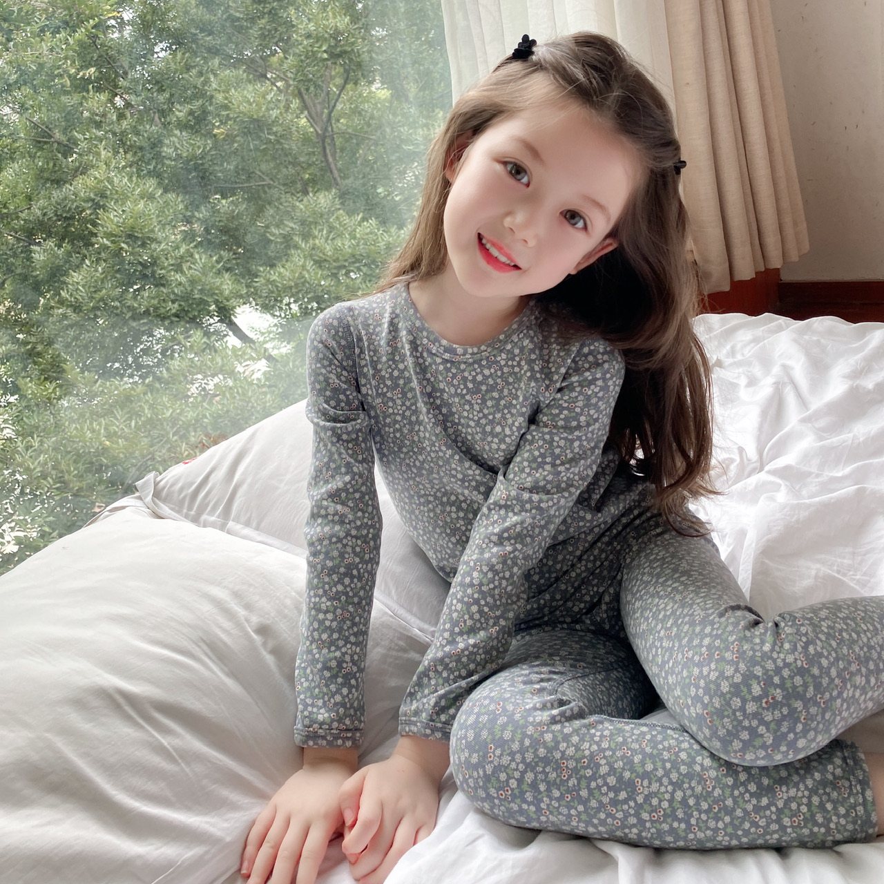 ins网红宝宝家居服韩版卡通睡衣儿童春秋新款男女童无骨秋衣秋裤,淘宝优惠券,粉丝福利购,淘宝优惠卷