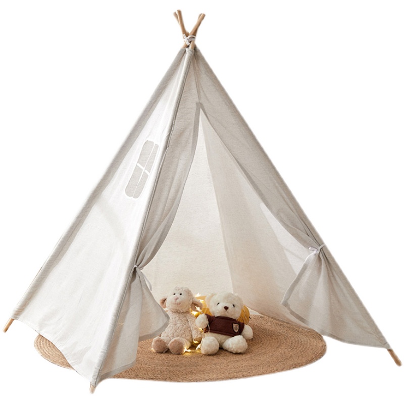 儿童帐篷室内游戏屋公主女孩男孩印第安小房子城堡宝宝分床神器 - 图3
