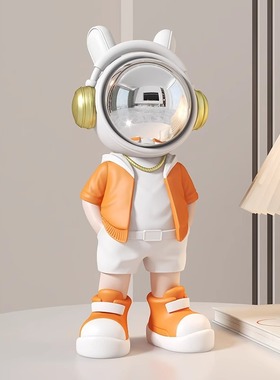 北欧宇航员太空人摆件