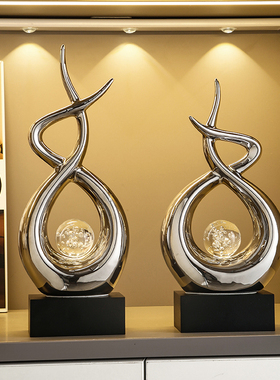 现代轻奢节节高升摆件