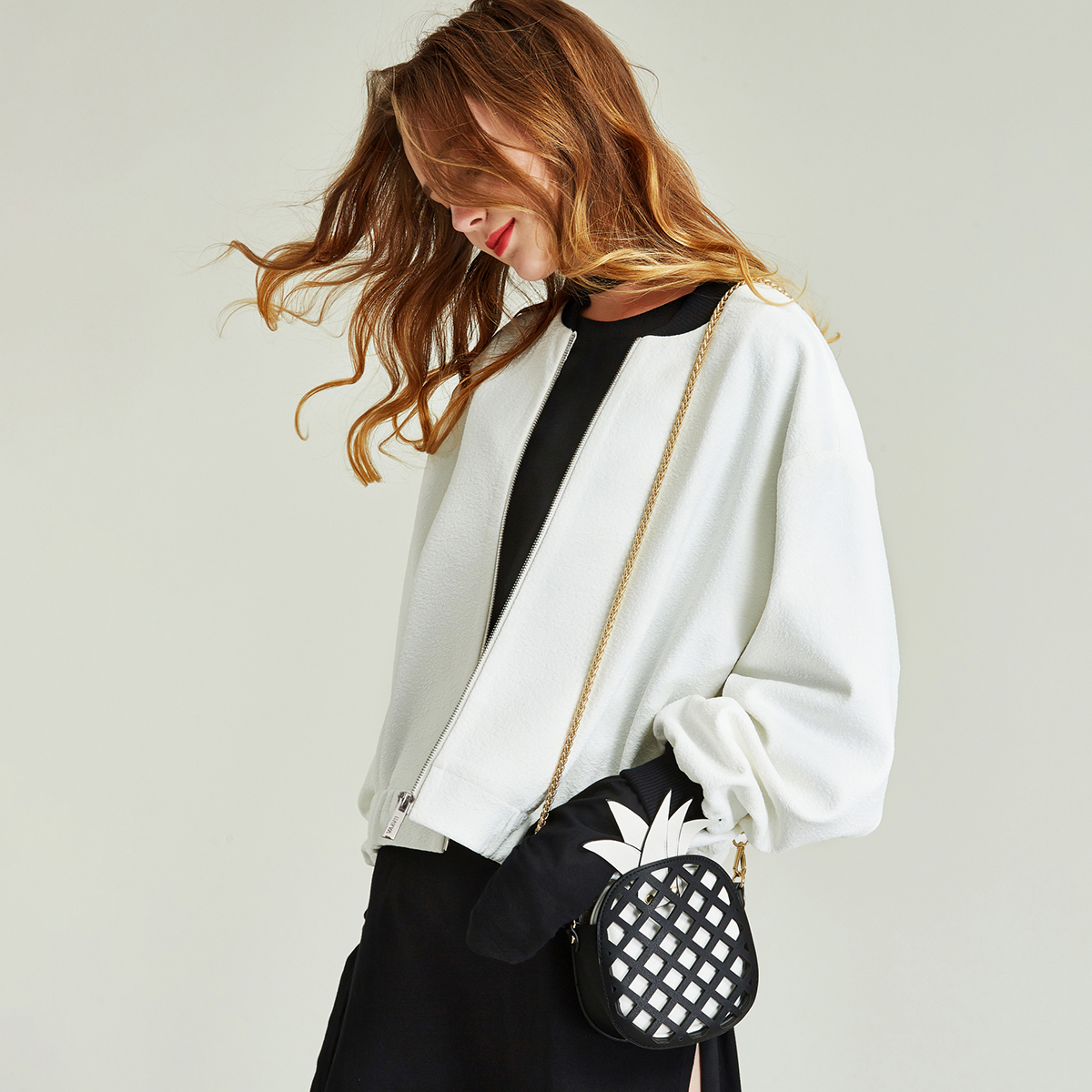 HAVVA棒球服外套女短款ins潮酷拼色夹克休闲上衣2025秋冬W39832,淘宝优惠券,粉丝福利购,淘宝优惠卷