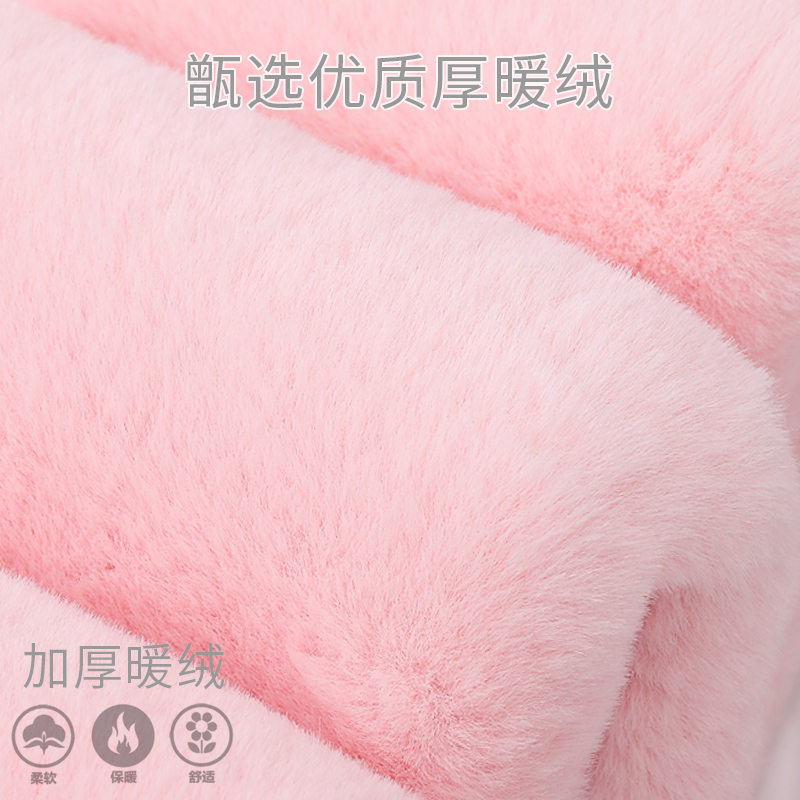 凯蒂猫儿童围巾秋冬季公主女童围脖保暖加厚耳罩小孩宝宝毛绒脖套