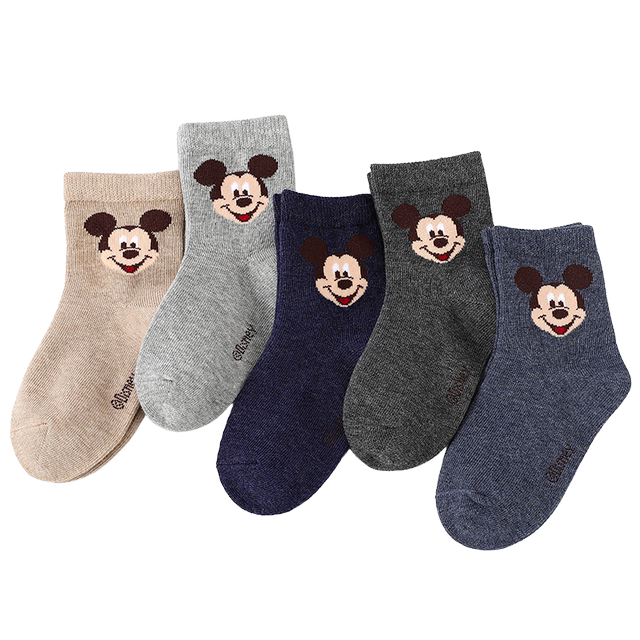 Disney Spring Children's Socks Autumn Mickey and Minnie