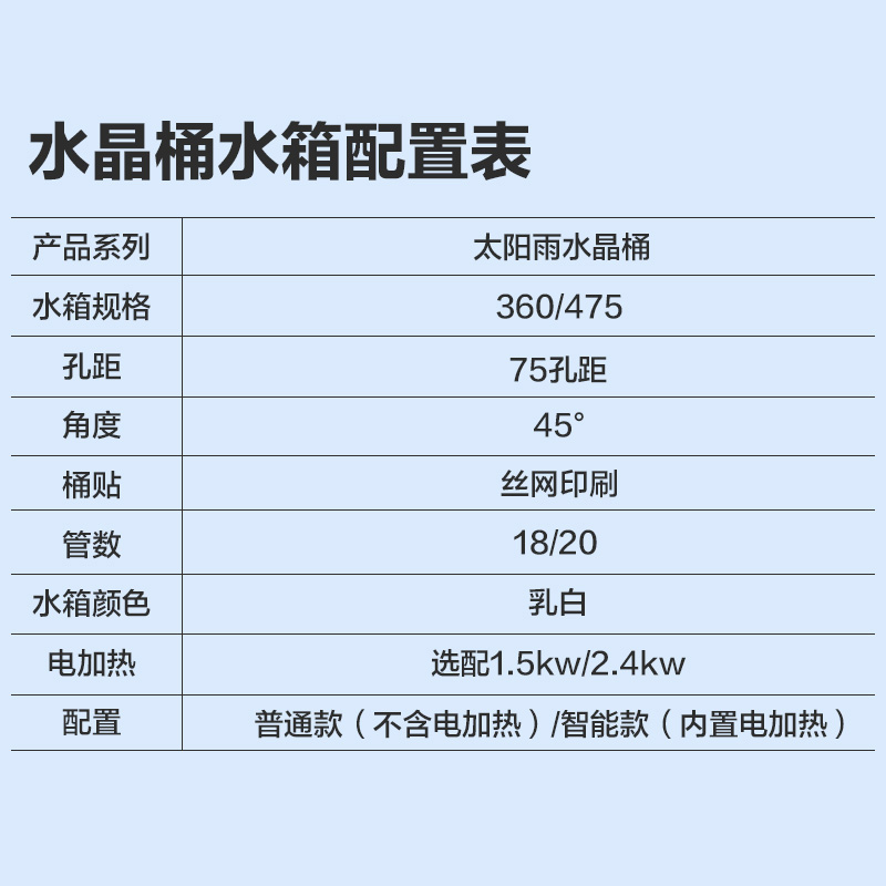 Solar water heater insulated barrel water tank for home use