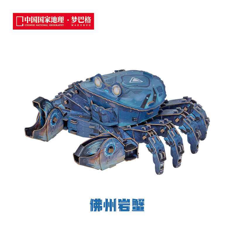 中国国家地理梦巴格博物文创3D立体纸模班门弄甲系列自然科普拼插,淘宝优惠券,粉丝福利购,淘宝优惠卷