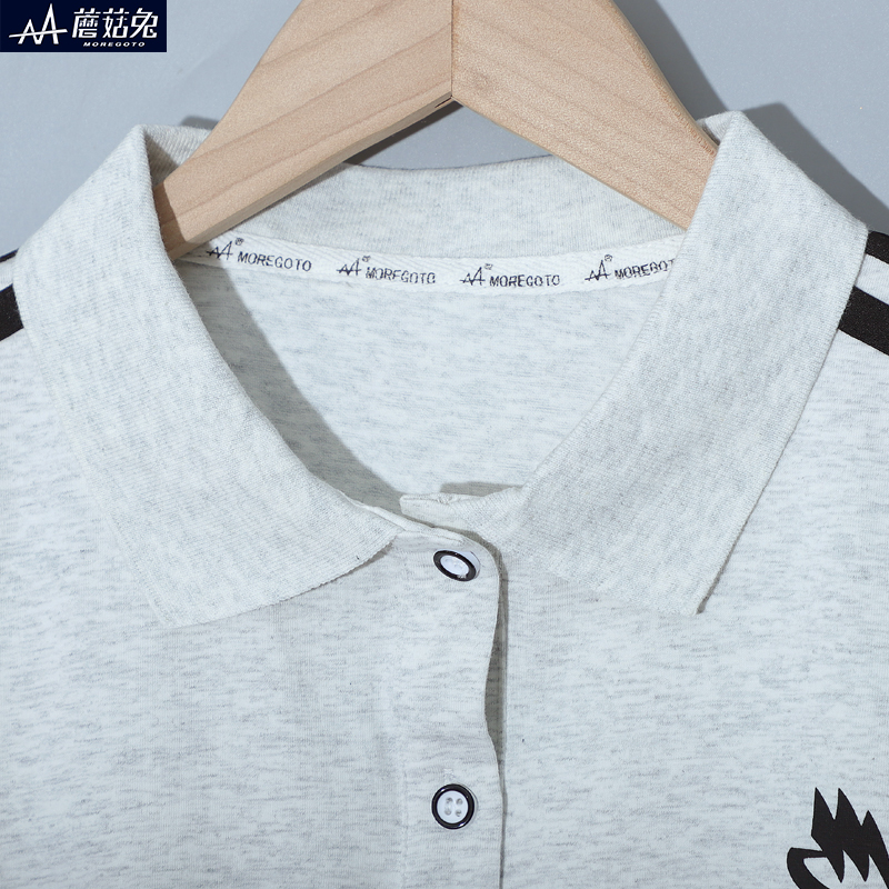 胖童短袖T恤男大童翻领上衣青少年大男孩凉感polo衫2024夏装新款 - 图1