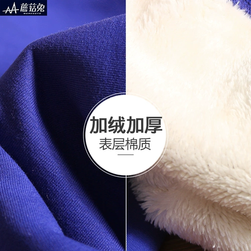 Бархатная зимняя черная утепленная толстовка для мальчиков, увеличенная толщина, в западном стиле, подходит для подростков