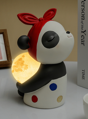 吹泡泡酒柜酒吧装饰树脂摆件