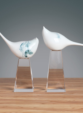 新中式风陶瓷样板房间软装饰品