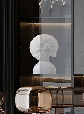 简约现代抽象美丽说人物头像