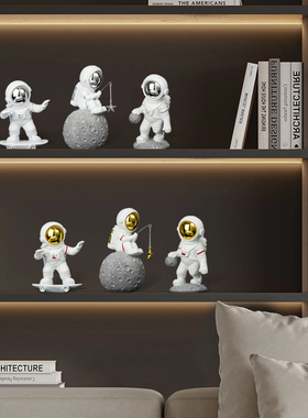 电镀面罩书柜酒柜树脂装饰摆件