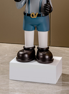 增高底座简约现代客厅落地摆件