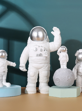 ins风太空人儿童房宇航员摆件