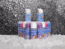 White Flying Snow Snow Spray Landing the Gala Live Hands-on Spray Snowflake props emulate the snow foam Stage