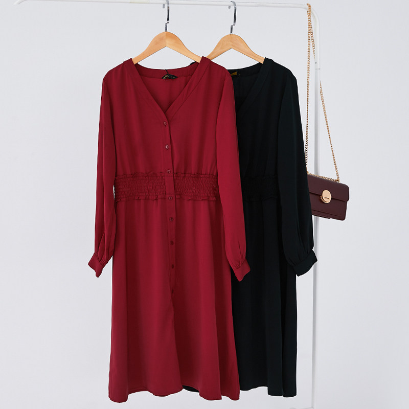 范奎恩大码女装春2020新款连衣裙 范奎恩大码女装