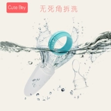 Детская силиконовая бутылочка для кормления, ложка для прикорма, посуда, комплект