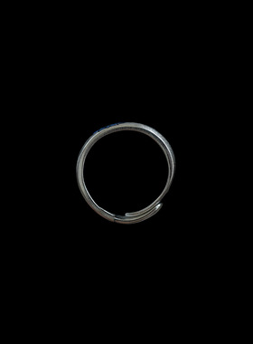 古着vintage复古Fingertip Blue Lotus Ring青莲烧蓝戒指