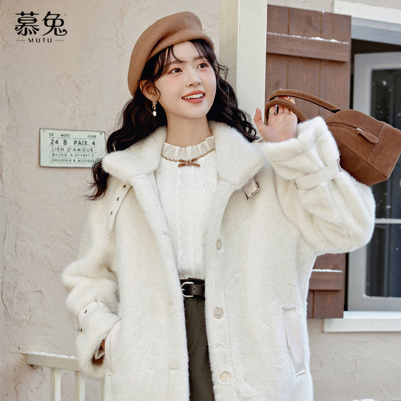 慕兔半高领蝴蝶结蕾丝衫上衣女秋冬2025新款法式小香风内搭打底衫,淘宝优惠券,粉丝福利购,淘宝优惠卷