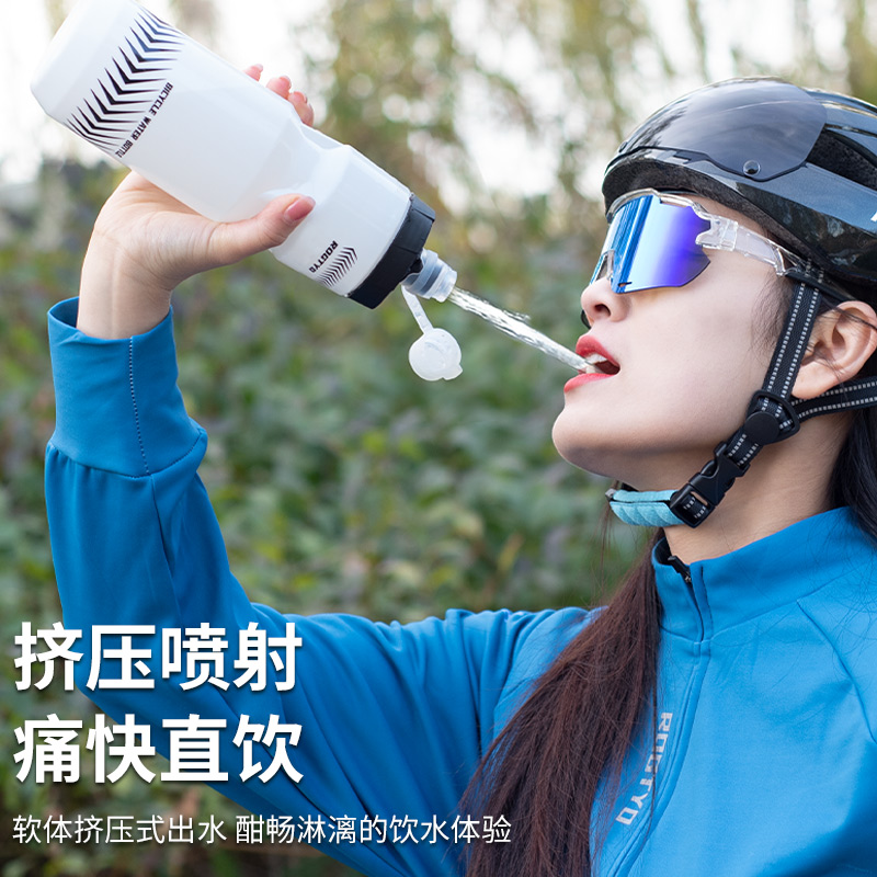 自行车水壶骑行水壶山地公路车运动挤压便携水杯骑行装备单车配件 - 图0