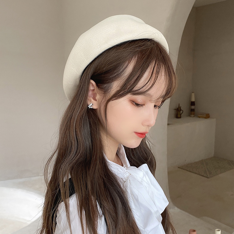 xuanwufeiyang旗舰店贝雷帽女夏季薄款韩版百搭网红纯色时尚街头潮流甜美可爱帽子女潮1