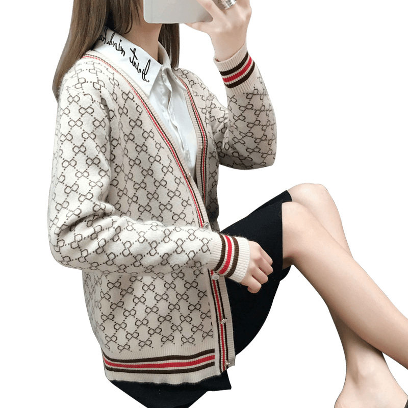 春秋季2020新款春装韩版宽松潮毛衣 花季e柜毛针织衫