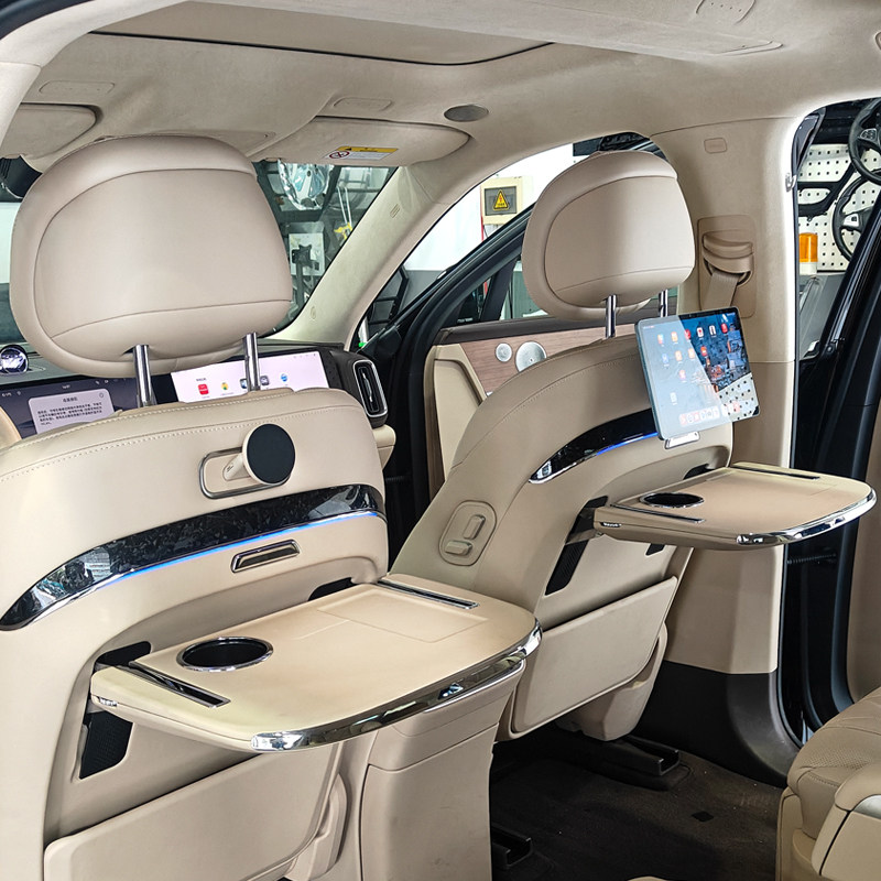 适用问界m9后排小桌板m8m7多功能靠背座椅折叠桌专用汽车改装配件,淘宝优惠券,粉丝福利购,淘宝优惠卷