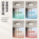 Walnut ceiling moving head fan lamp, antique style living room lamp, bedroom study mute new Chinese eye protection solid wood lamp