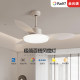 Simple ceiling fan lamp fan lamp cream style Nordic
