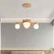 Suoyan Cartoon Children's Room Solid Wood Nordic Chandelier