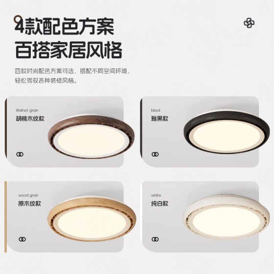 New Puri lamp bead eye protection leafless ceiling fan lamp