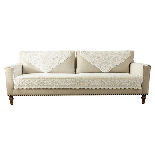 沙发垫四季通用2025新款沙发靠背盖巾沙发盖布扶手巾背靠巾蕾丝 - 图0
