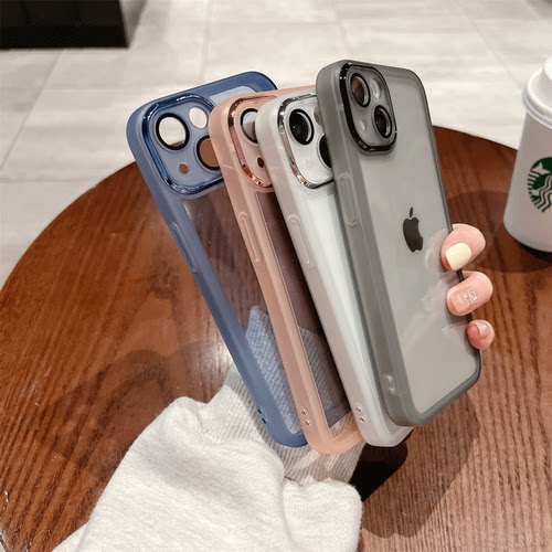 自带镜头膜适用OPPOReno9手机壳reno8/7/6pro保护套5k新款3/4男女findx6软壳a55s/a72/a56简约r17防摔r15全包 - 图0