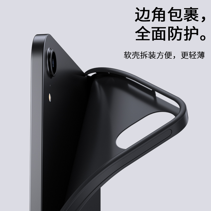 适用2021新款苹果iPadmini6保护套ipad硅胶壳mini6皮套迷你6全包软壳平板电脑8.3英寸外套防摔外壳六壳膜支架 - 图2