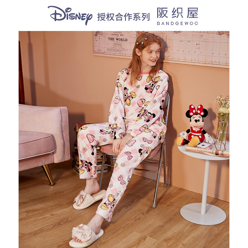 阪织屋宝可梦联名皮卡丘珊瑚绒睡衣 阪织屋睡衣/家居服套装