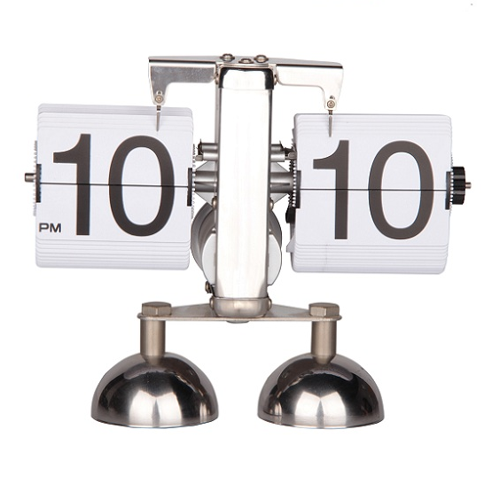 欧式自动翻页钟小天平机械钟石英钟机械座钟翻页闹钟王自如同款,淘宝优惠券,粉丝福利购,淘宝优惠卷