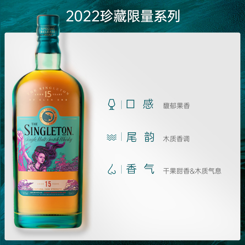 帝亚吉欧2022SR珍藏限定系列700ml苏格兰威士忌组合套装洋酒组合-图1