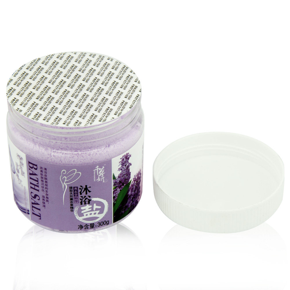 千草妍薰衣草精华沐浴盐去角质盐浴 千草妍居家日用浴盐