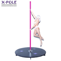 X-Pole brand steel tube dance stage portable dance fitness performance steel pipe dance black pink silicone stage