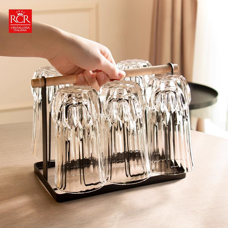 意大利rcr玻璃茶杯套装家用玻璃水杯子待客个人专用茶杯轻奢高档,淘宝优惠券,粉丝福利购,淘宝优惠卷