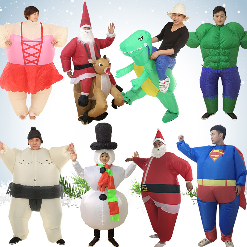 充气恐龙服装裤子成人抖音同款儿童恐龙搞笑衣