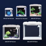 Sensen Fish Tank аквариум экологический настольный настольный столик золотой аквариум Стекло Маленькая гостиная кислородная фильтрация. Фильтрация.
