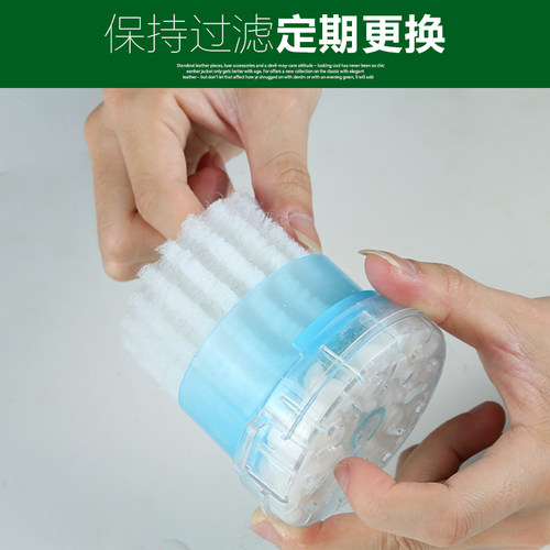 森森水妖精增氧鱼缸迷你小型生化棉过滤器反气举气动式过滤设备 - 图2