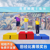 Games collar podium Adult Childrens Competition Awards Desk Wooden Assembled and Athletics Sports Equipment