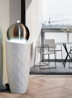 喷泉风水轮创意家居客厅轻奢摆件