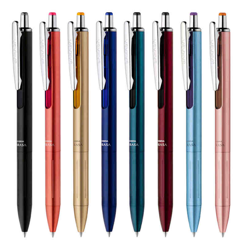 日本ZEBRA斑马JJ15按动中性笔限量版JJ55金属笔杆低重心办公商务学生用考试黑色水笔0.5mm高端高档签字笔礼品-图0