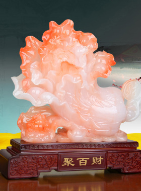 白菜招财聚宝盆摆件开业乔迁礼品